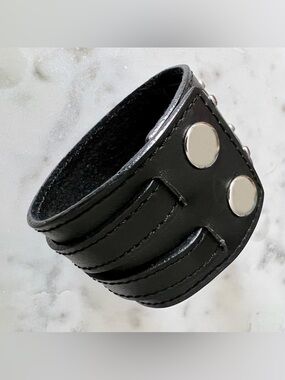 Double Strap Cuff Bracelet
